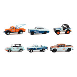 Greenlight Serie 2 Gulf Specia Edition 6 Piezas 1/64