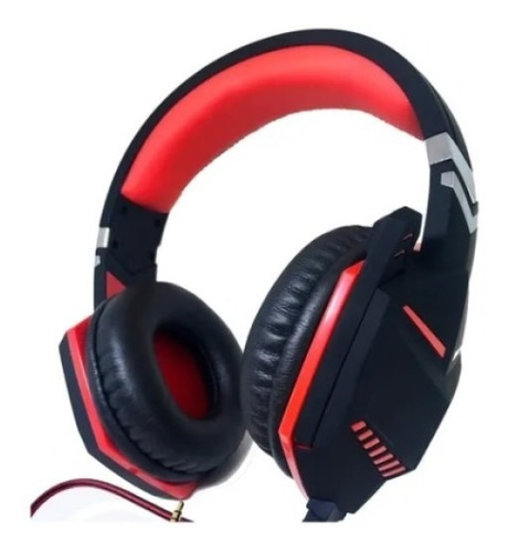 Headset Fone Ouvido Gamer Celular Ps4 Xbox Pc Kp-433 Vermelh