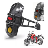 Guardabarros Trasero Universal Para Motocicleta Con Reflecto