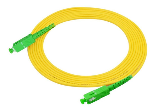 Cable Patchcord Fibra Optica Modem Internet Sc/apc 10 Mts
