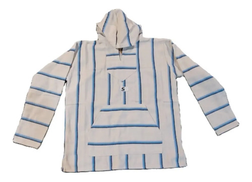 Sudadera Tejida En Algodon Tipo Jerga Mexicana Corte Amplio