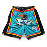 Shorts Basquet Nba  Detroit Pistons Just Don Import Orig