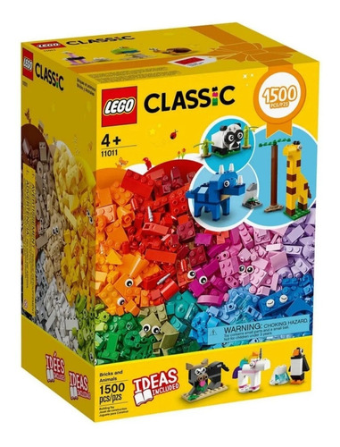 Lego® Classic - Bricks & Animals (11011) Cantidad De Piezas 1500