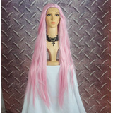 Peruca Wig Austrália Rosa Bebê 95cm Deluxe - Wig Up!
