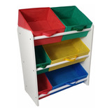 Organizador De Objetos Porta Brinquedos Colorido Quarto Sala