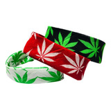 Bandana Lenço Estampado Cannabis Folha Maconha Varias Cores 