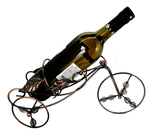 Soporte Para Vino, Estante Para Botellas Tipo Bici Vintage