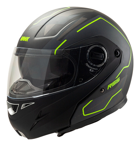 Casco Rebatible Hawk Rs5 Resistance Doble Visor Abatible Vxv