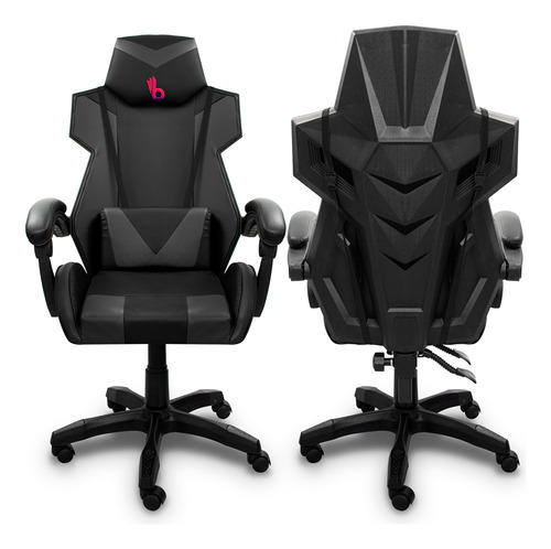 Cadeira De Escritório Gamer Best Chair Ergonômica Couro Luxo