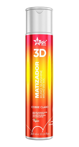 Magic Color Matizador 3d Ruivo Sunshine Brilho Do Sol 300ml