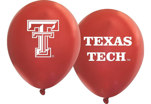 Texas Tech Red Raiders 11 Balloons By Westrick - 10/pkg.