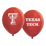 Texas Tech Red Raiders 11 Balloons By Westrick - 10/pkg.