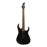 Guitarra Eléctrica Ibanez Rg320exz De Caoba 2021 Black Flat Con Diapasón De Jatoba Asado
