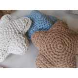 Guirnalda Estrella Tejida  Crochet. Ideal Deco  Cuna Bebé