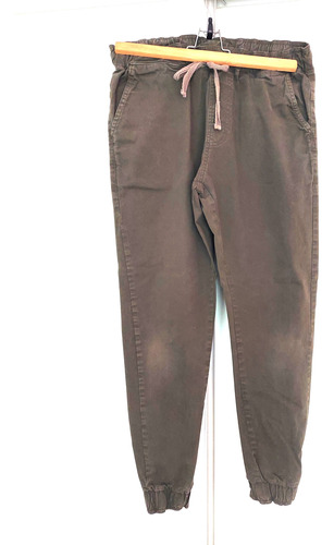 Pantalón Cargo Efecto Uno Mujer Talle 30 Color Verde