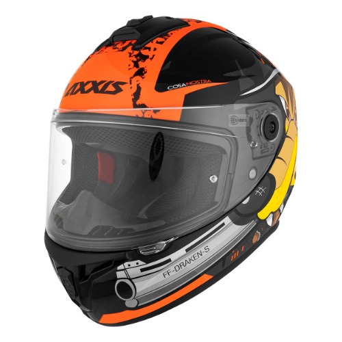 Casco Axxis Draken Cosa Nostra T Xl Rojo Brillo Centro Motos