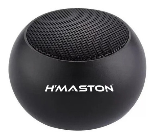 Caixa De Som Tws Metal Mini Speaker Bluetooth Amplificada 3w Cor Preto