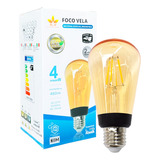 Foco Edison Vintage Led 4w Luz Calida E27 Ahorrador Ilv 