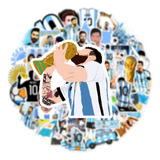 Pegatinas Messi Copa Del Mundo Stickers Para Auto Moto 