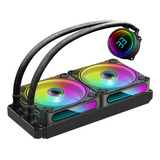 T 240mm Negro Argb Cpu Liquida Refrigeracion Por Agua Con 4