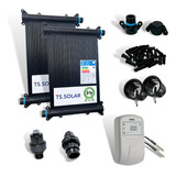 Kit Aquecedor Solar Piscina 12 Placas 3mt+ Contr Tholz+valvs