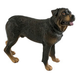 Estatua De Perro Cachorro De Pie Estatuilla Rottweiler