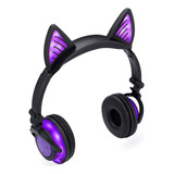 Audífonos Bluetooth Soundbeast Para Gatos Con Color Morado B