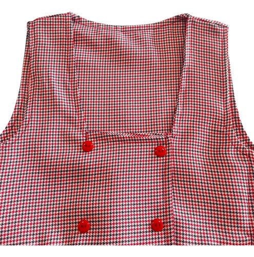 Vestido Escolar Niña Kinder, Primaria Pata De Gallo Cuadros
