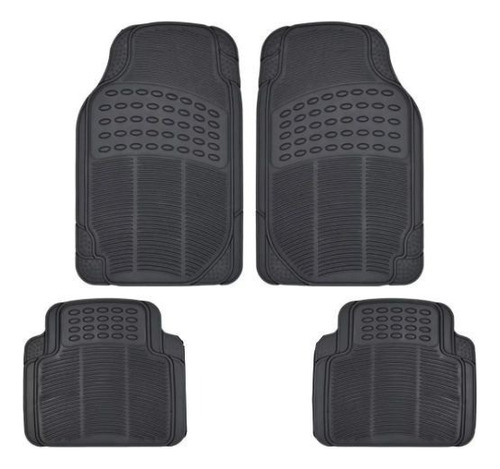 Cubre Alfombra Goma Pesada Universal 4 Piezas Auto Camioneta