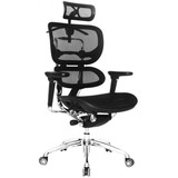 Silla Presidencial Malla Premium Automatica Ergohuman Negra