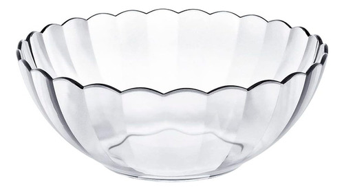 Tigela Bowl Saladeira De Vidro Redonda Grande 3l Marinex 