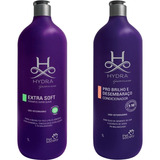 Shampoo Extra Soft 1 L + Cond. Brilho E Desembaraço 1 L