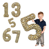 Globo Animal Print Numeros Xu