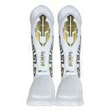 Caneleira Branco  Muay Thai Protetor Canela Profissional Pro