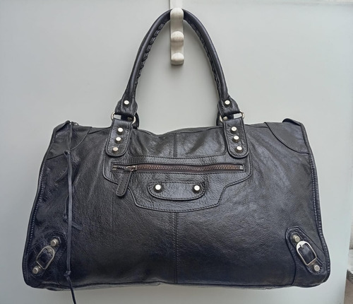 Hermosa Bolsa Grande Balenciaga Piel Genuina Italia Original