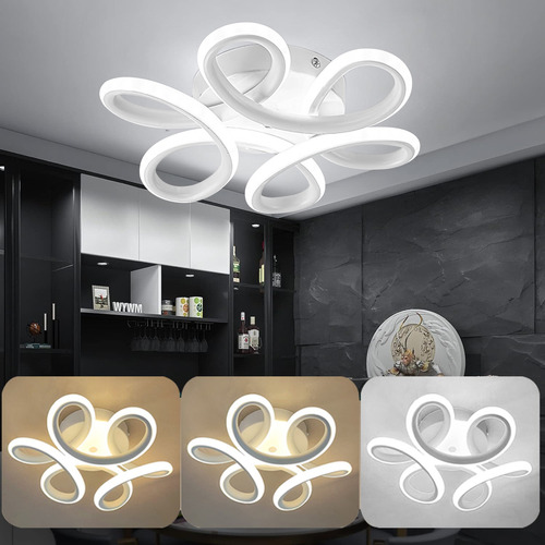 Lámpara Techo Led Regulable Luz Para Baño Moderna Colgante