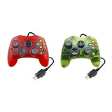 2 Controles Para Xbox Clásico Colores Transparentes Sellados