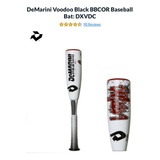 Bat Béisbol Demarini Voodoo Black 33/30 Híbrido 2pz Bbcor