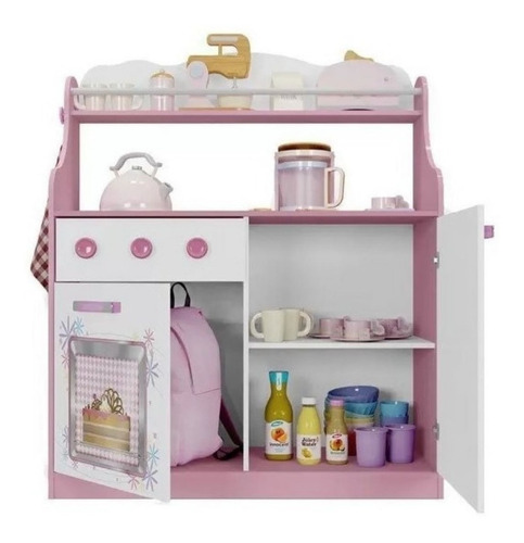 Porta Brinquedos Em Cozinha Infantil Kitchen Organizador
