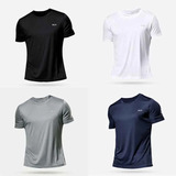 A 4pcs T Shirt Men Short Sleeve Gym T Shirt Soccer Shirts Z