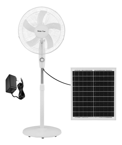 Ventilador De Suelo De Energía Solar De 16 Pulgadas