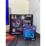 Processador Intel Core I3-9100f + Placa Mãe Asus H310m-e/br