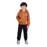 Conjunto Infantil Masculino Blusa Calça Jogger  Moletom