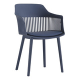 Cadeira Polipropileno Marcela Azul Marinho D'rossi
