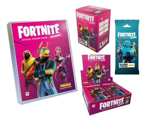 Pack De Colección Cartas Fortnite Reloaded.