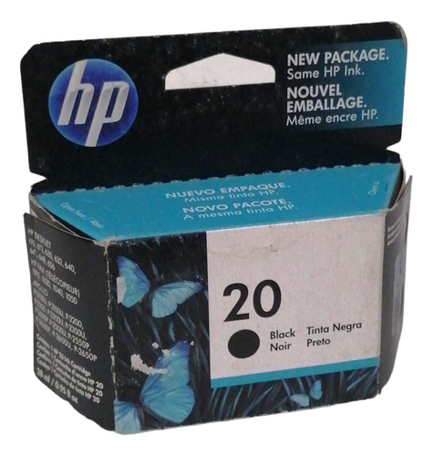 Cartucho Hp 20 Black C6614d Original