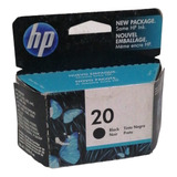 Cartucho Hp 20 Black C6614d Original