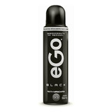 Ego Desodorante Black En Aerosol Para Hombre 150 Ml