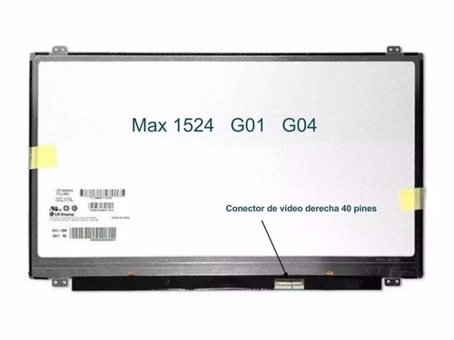 Pantalla Display 15.6 Led 1366x768 Slim Bangho Max G0101