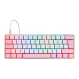 Rgb Teclado Mecánico Switch Red Alámbrico Blanco Español